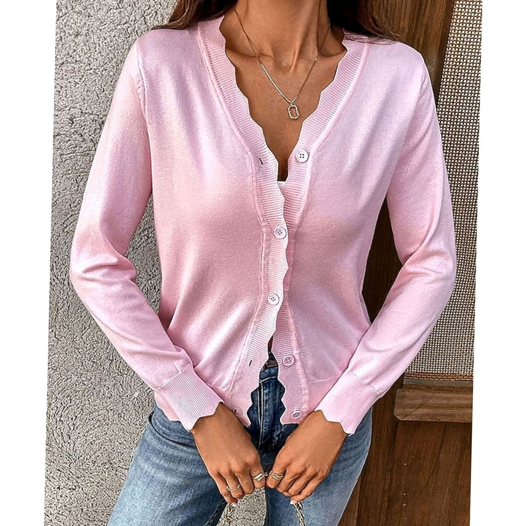 Julie - Elegant Gebreid V-Hals Vest