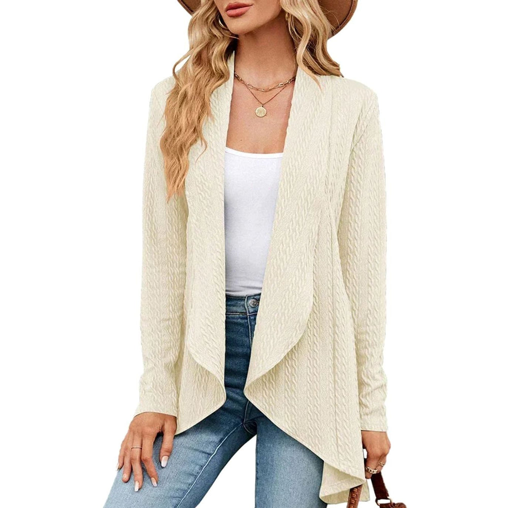 Karen - Stijlvol Asymmetrisch Kabelgebreid Vest