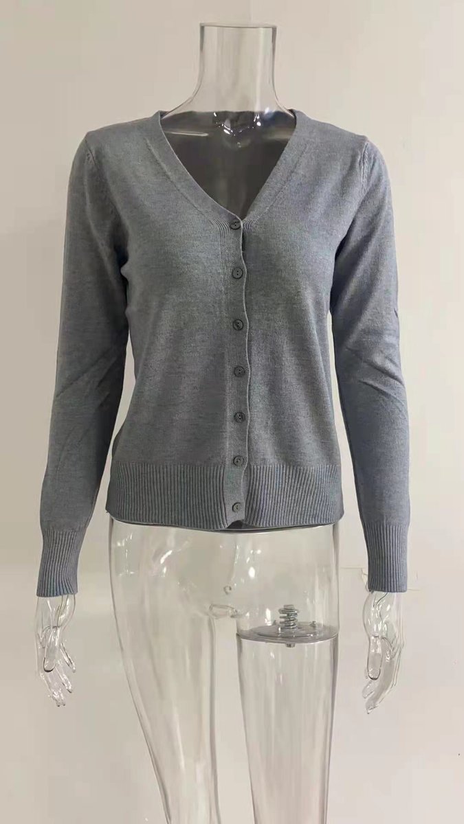 Anouk - Verfijnd Gebreid V-Hals Vest