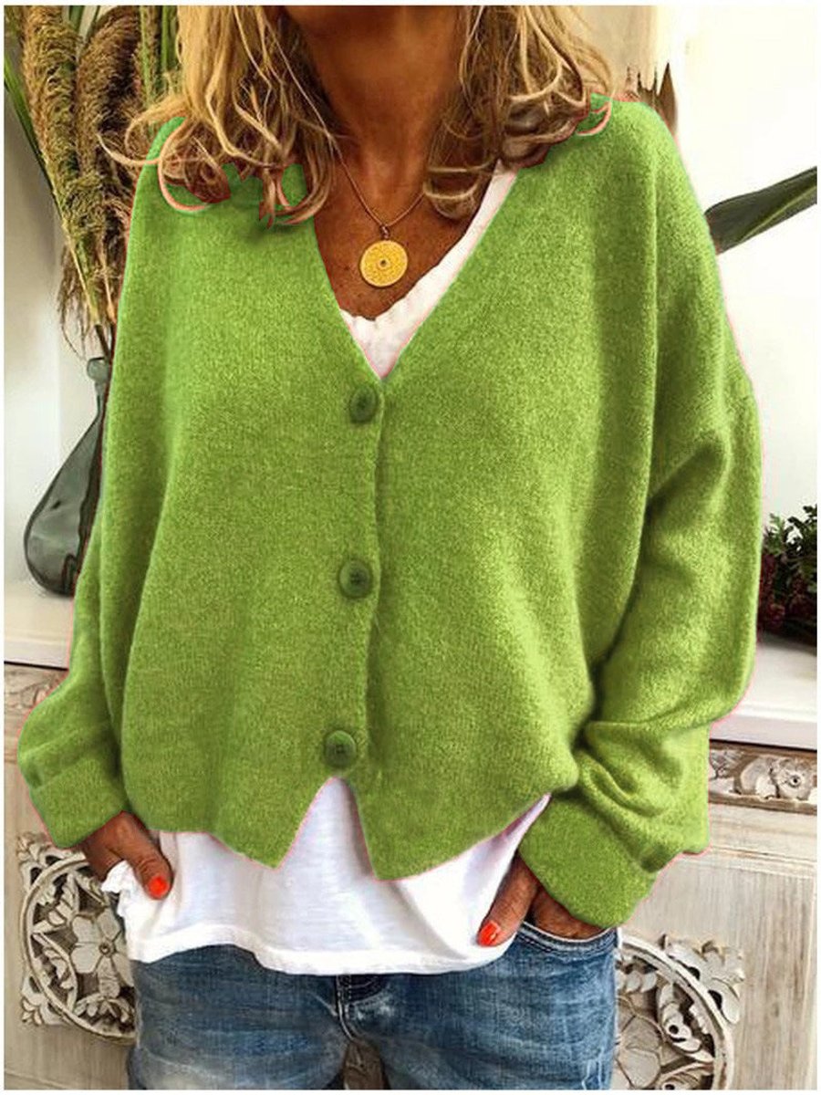 Esther - Elegant Oversized V-Hals Vest
