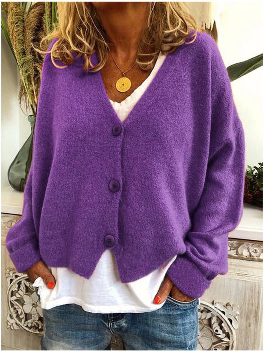 Esther - Elegant Oversized V-Hals Vest