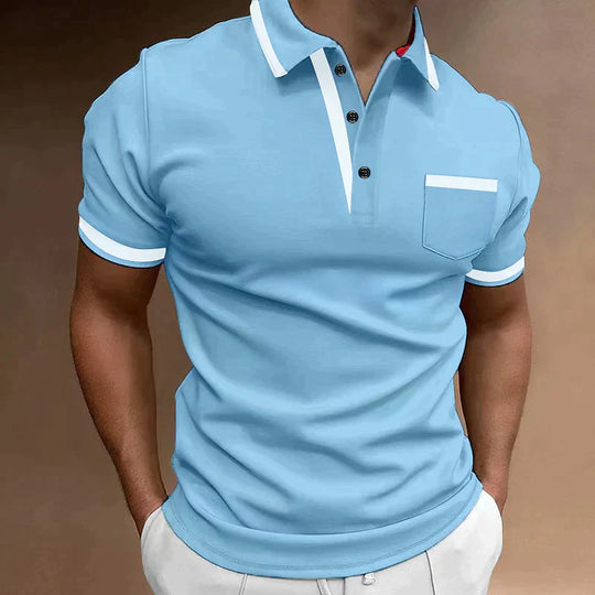 Marco - Stijlvolle Polo Korte Mouw Slim Fit Heren