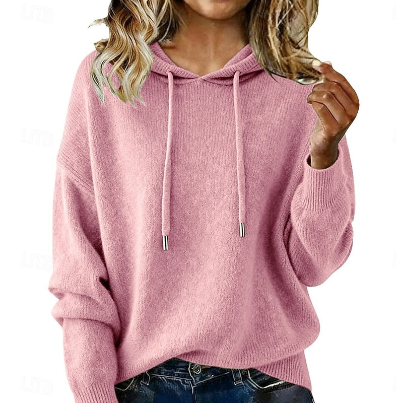 Sarah - Stijlvolle Oversized Gebreide Hoodie