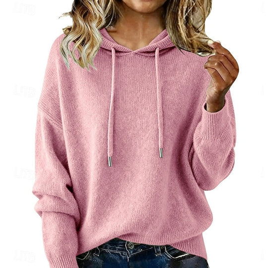 Sarah - Stijlvolle Oversized Gebreide Hoodie
