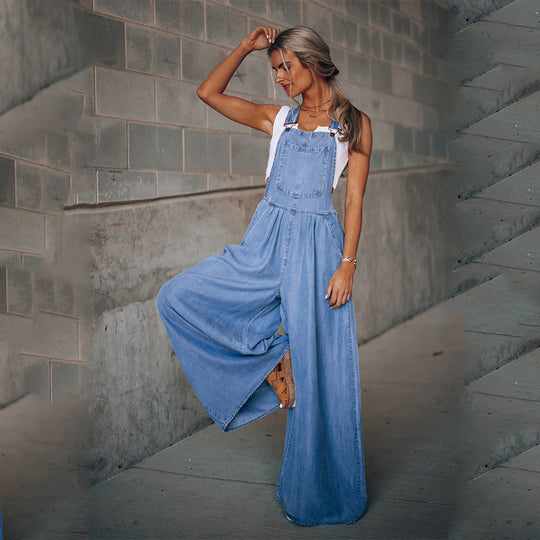 Zanda's™ - Denim Jumpsuit