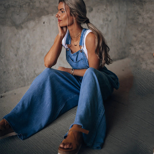 Zanda's™ - Denim Jumpsuit